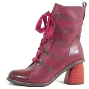 Ladies with lace up boots